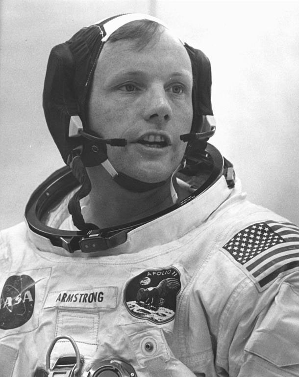 Neil Armstrong, 1969 preparing for the Apollo 11 launch