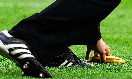 Banana's thrown on the pitch during Italy vs Croatia