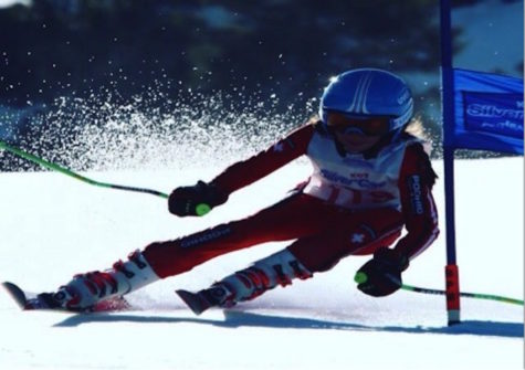 Margherita in action for the Cramont Ski Club.