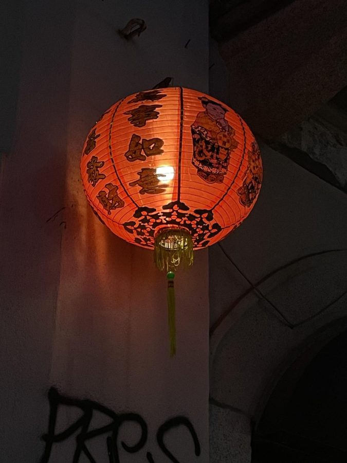 Chinese Lantern in Via Paolo Sarpi