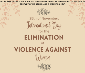 25th of November: International Day for the Elimination of Violence against Women