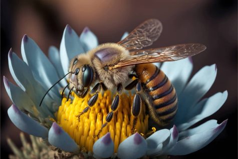 A healthy honeybee